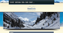 Desktop Screenshot of hotelstille.ch