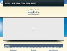 Tablet Screenshot of hotelstille.ch